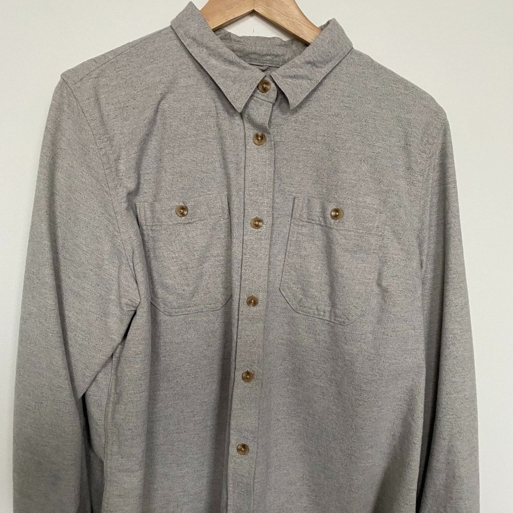 Women's Heritage Chamois Shirt, Light Gray Heather